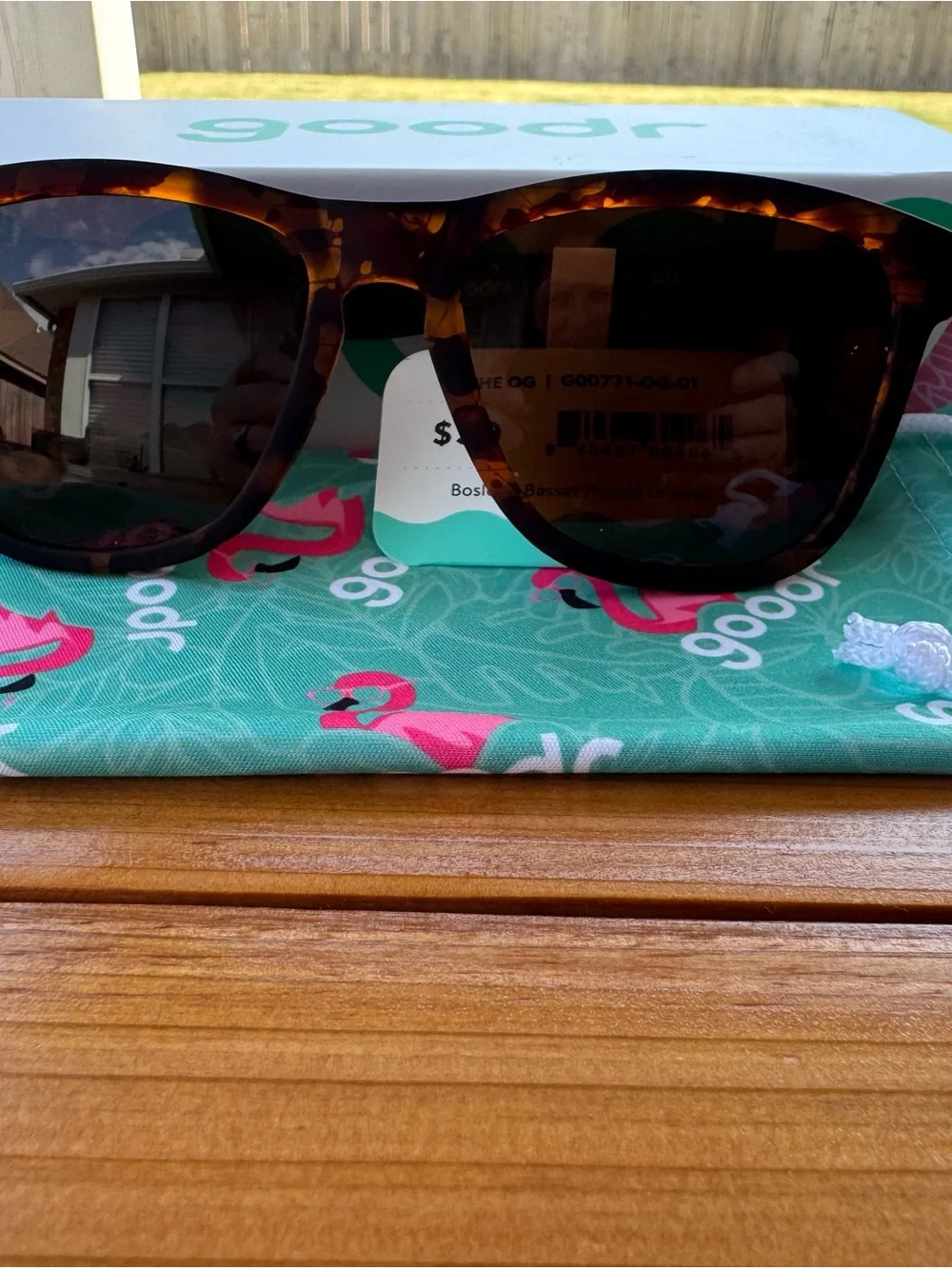 Goodr OG “Bosely’s Basset Hound Dreams” Polarized Sunglasses - Brown Lenses